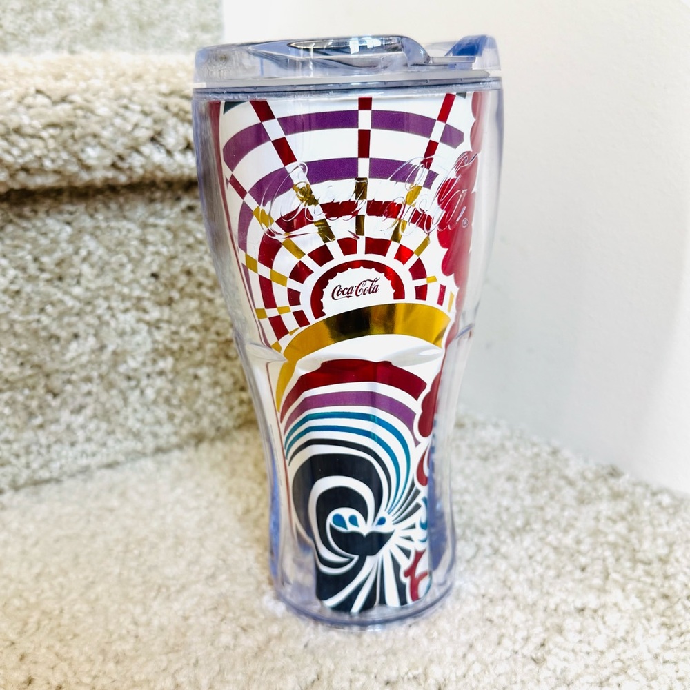 New  Royal Caribbean Cruise Line Coca Cola Travel Cup Royal Logo Tumbler 2013